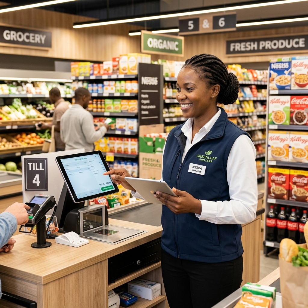 Buypass merchant using the platform in store